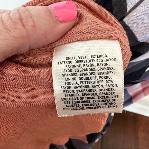 Anthropologie Maeve Novela Womens Chevron Striped Knit Stretch Maxi Dress Sz XS - Picture 7 of 13